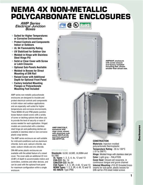 schedule 80 non-metallic nema enclosure|nema 4x enclosure.